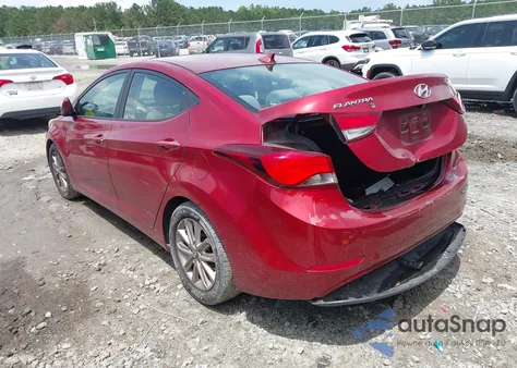 2015 Hyundai Elantra Se из США, поврежденный, VIN 5NPDH4AE4FH637559